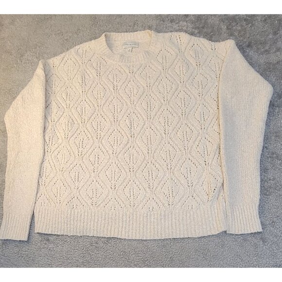 Lucky Brand Diamond Knit Sweater - Picture 1 of 10